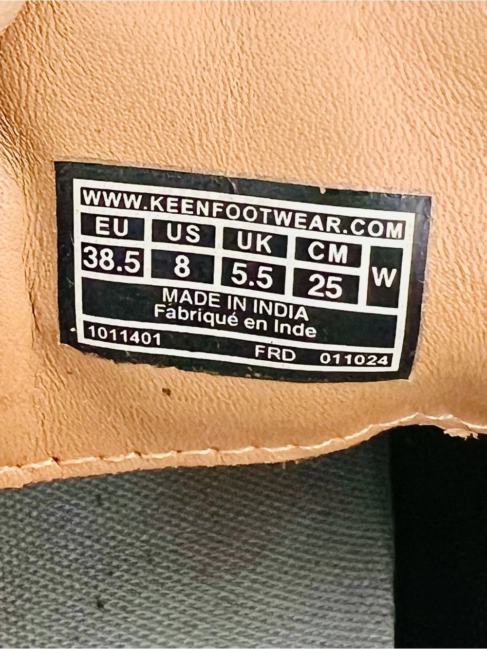KEEN Presidio 1011401 Brown Leather Walking Shoes Sneakers Women’s 8